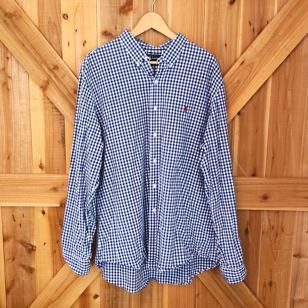 Ralph Lauren Men's Gingham Shirt XXL